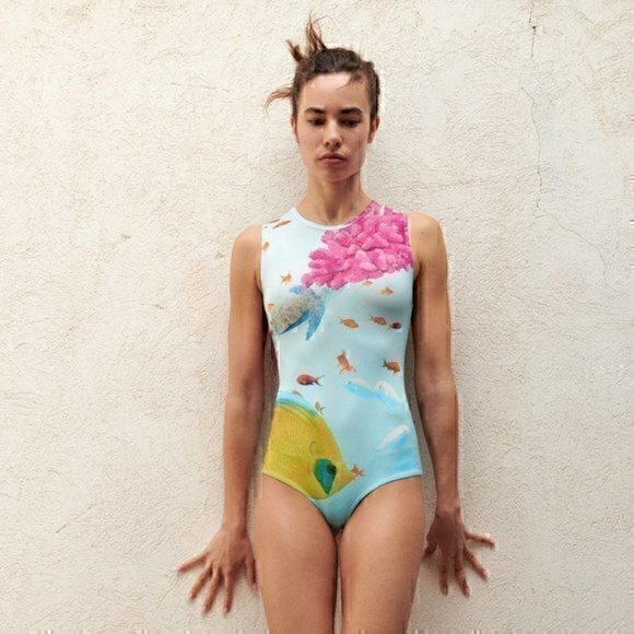 Zara Tops - LAST ONE!!! ZARA Printed Bodysuit